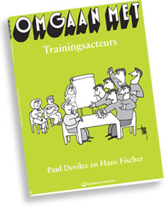 Omslag van het boek: omgaan met trainingacteurs